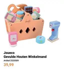 Lobbes Joueeco Gevulde Houten Winkelmand aanbieding