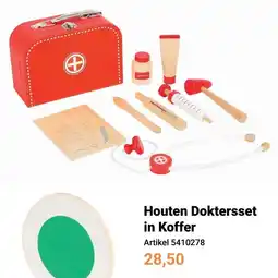 Lobbes Houten Doktersset in Koffer aanbieding