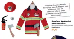 Lobbes Brandweer Verkleedset met Accessoires aanbieding