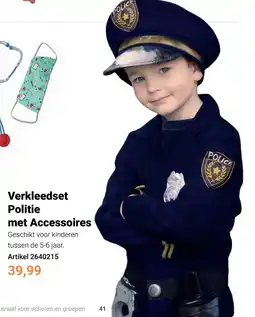 Lobbes Verkleedset Politie met Accessoires aanbieding