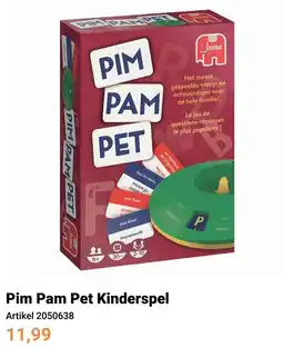 Lobbes Jumbo Pim Pam Pet Kinderspel aanbieding