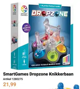 Lobbes SmartGames Dropzone Knikkerbaan aanbieding