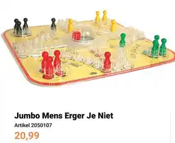 Lobbes Jumbo Mens Erger Je Niet aanbieding