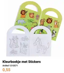 Lobbes Kleurboekje met Stickers aanbieding