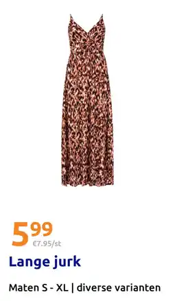 Action Lange jurk aanbieding