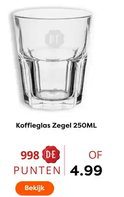 The Read Shop Koffieglas zegel aanbieding