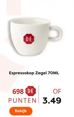 The Read Shop Espressokop zegel aanbieding