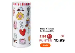 The Read Shop Blond x senseo koffiepadsblik aanbieding