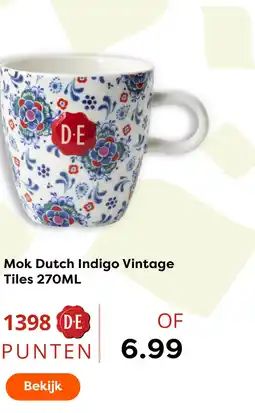 The Read Shop Mok dutch indigo vintage tiles aanbieding