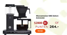 The Read Shop moccamaster kbg select antraciet aanbieding