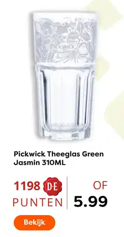The Read Shop Pickwick theeglas green jasmin aanbieding