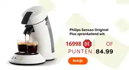 The Read Shop Philips senseo original plus sprankelend wit aanbieding