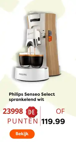 The Read Shop Philips senseo select sprankelend wit aanbieding