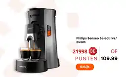 The Read Shop Philips senseo select rvs/ zwart aanbieding