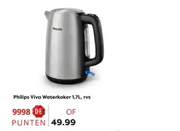 The Read Shop Philips viva waterkoker rvs aanbieding