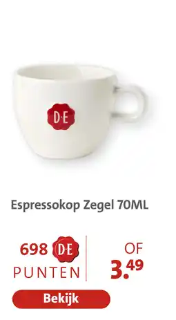 Bruna Espressokop Zegel aanbieding