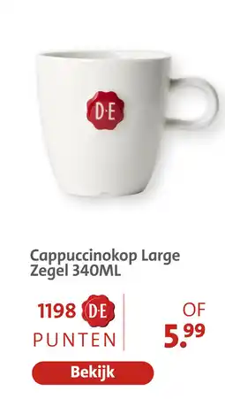 Bruna Cappuccinokop large zegel aanbieding