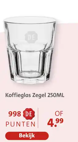 Bruna Koffieglas zegel aanbieding