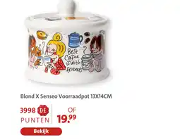 Bruna Blond X Senseo Voorraadpot aanbieding