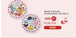 Bruna Blond x senseo onderzetters, set van 2 aanbieding