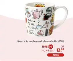 Bruna Blond x senseo cappuccinobeker cookie aanbieding