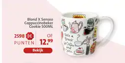 Bruna Blond x senseo cappuccinobeker cookie aanbieding