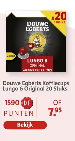 Bruna Douwe egberts koffiecups lungo 6 original aanbieding