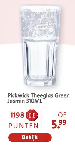 Bruna Pickwick theeglas green jasmin aanbieding