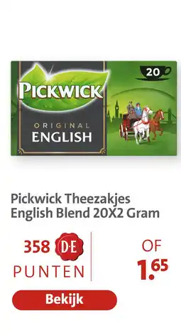Bruna Pickwick theezakjes english blend aanbieding