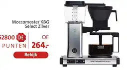 Bruna Moccamaster kbg select zilver aanbieding
