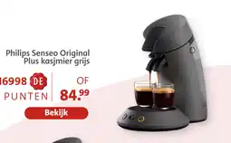 Bruna Philips senseo original plus kasjmier grijs aanbieding