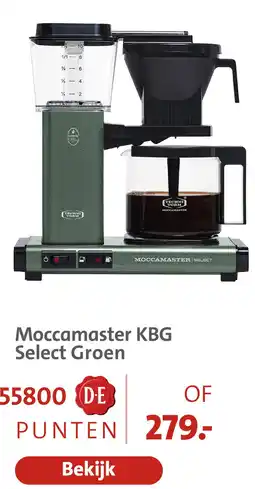 Bruna Moccamaster kbg select groen aanbieding
