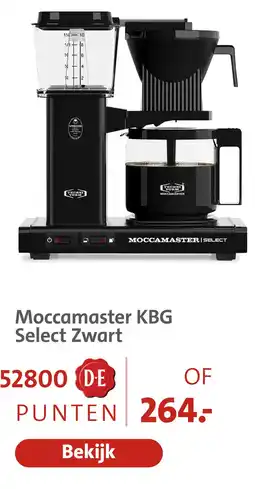 Bruna Moccamaster kbg select zwart aanbieding
