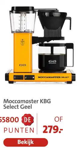 Bruna Moccamaster kbg select geel aanbieding
