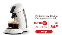 Bruna Philips senseo original plus sprankelend wit aanbieding