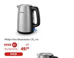 Bruna Philips viva waterkoker , rvs aanbieding