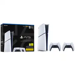 Bol.com PlayStation 5 Digital Edition - Slim - Bundel met 2 Dualsense Draadloze Controllers aanbieding