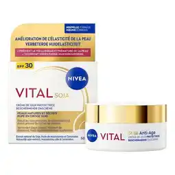 Trekpleister NIVEA Vital Soja SPF30 Anti-Age Verstevigende Dagcrème aanbieding
