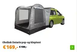 Obelink Obelink Ontario pop-up kleptent aanbieding