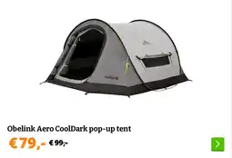 Obelink Obelink aero cooldark pop-up tent aanbieding
