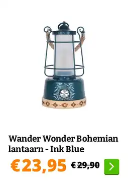 Obelink Wander Wonder Bohemian lantaarn - Ink Blue aanbieding