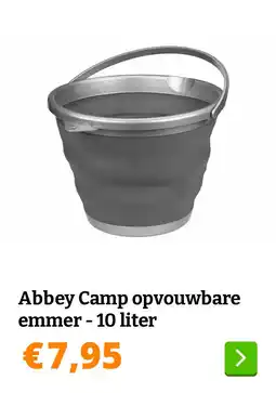 Obelink Abbey Camp opvouwbare emmer - 10 liter aanbieding