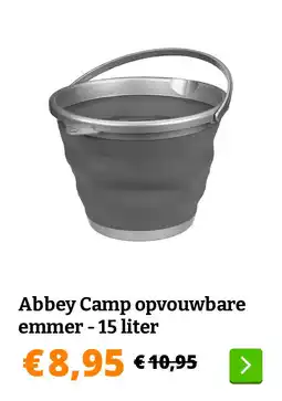Obelink Abbey Camp opvouwbare emmer - 15 liter aanbieding