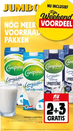Jumbo Campina lang lekker aanbieding