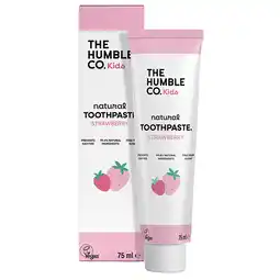 Holland & Barrett 2e product 50% korting | The Humble Co. Kids Tandpasta Aardbei - 75ml aanbieding
