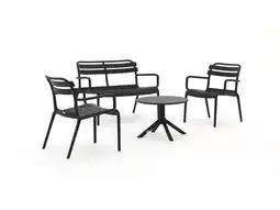 Kees Smit Forza Vico/Rieti ø60 stoel-bank loungeset 4-delig aanbieding