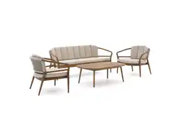 Kees Smit Bellagio Brasimone stoel-bank loungeset 4-delig aanbieding