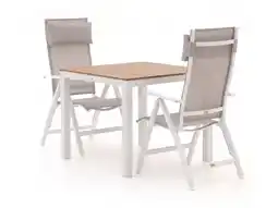 Kees Smit Bellagio Avenza/Fidenza 90cm dining tuinset 3-delig verstelbaar aanbieding