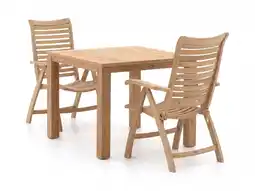 Kees Smit Sunyard Corby/Buxton 90cm dining tuinset 3-delig verstelbaar aanbieding