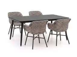 Kees Smit Hartman Delphine/Sophie Studio 170cm dining tuinset 5-delig aanbieding
